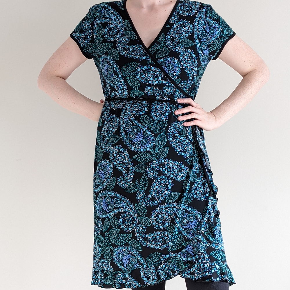 Floral Wrap Dress